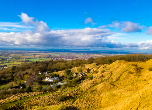 Cleeve Hill, Cheltenham, ranked second best in the UK for a winning proposal spot.