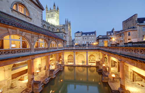 The Roman Baths in Bath offer a memorable place to propose, with a wide range of activities available for a celebration.