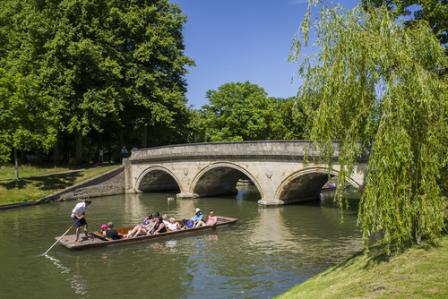 Trinity Bridge, Cambridge, is possibly the best place to propose in the UK, with beautiful scenery and plenty of romantic restaurants and hotels to be found.